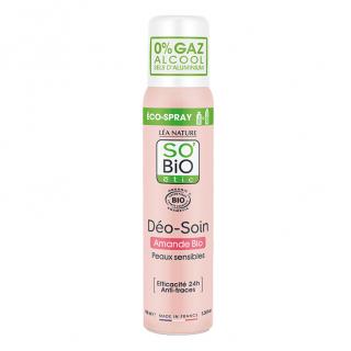 SO'BiO ÉTIC Deodorant přírodní ECO SPRAY 24h Mandle 100 ml BIO