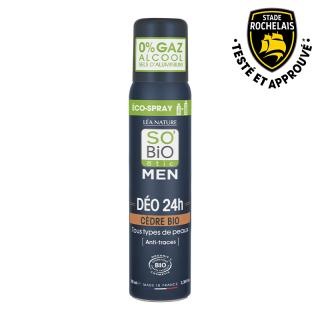 SO'BiO ÉTIC Deodorant přírodní ECO SPRAY 24h MEN Cedr 100 ml BIO