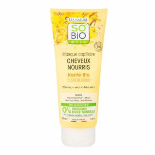 SO'BiO ÉTIC Maska vlasová výživná s karité a jojobovým voskem 200 ml BIO