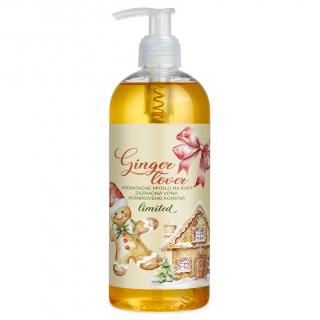SOAPHORIA GINGER LOVER Organické hydratační tekuté mýdlo na ruce se zázračnou vůní perníkového koření 400 ml