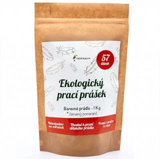 Tropikalia Ekologický prací prášek na barevné prádlo s vůní pomeranče 1 kg (57 praček)