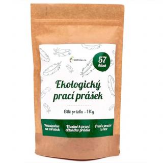 Tropikalia Ekologický prací prášek na bílé prádlo 1 kg (57 praček)