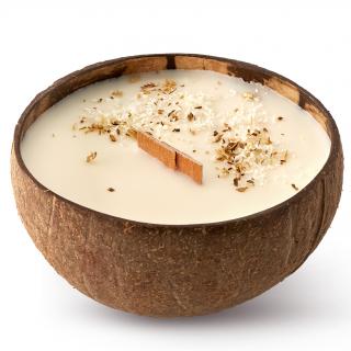 Tropikalia Přírodní sójová svíčka v kokosu v dárkové krabičce COCONUT 350ml