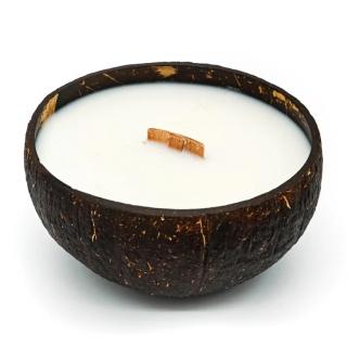 Tropikalia Přírodní sójová svíčka v kokosu v dárkové krabičce COCONUT DREAM