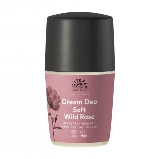 URTEKRAM Deodorant roll on krémový Divoká růže 50ml BIO