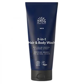 URTEKRAM Sprchový gel a šampon 2v1 MEN 200ml BIO