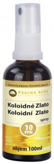 Koloidní zlato 10ppm 100 ml spray