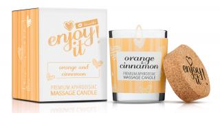 Masážní svíčka na tělo MAGNETIFICO - Enjoy it! Orange and cinnamon 70ml