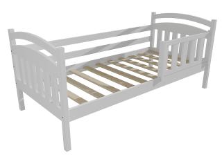 Dětská postel DP 001 se zábranou Barva-3: barva bílá, Rozměr: 70 x 160 cm