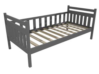 Dětská postel DP 003 Barva-3: barva šedá, Rozměr: 80 x 180 cm