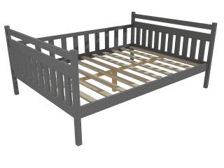 Dětská postel DP 003 XL Barva-3: barva šedá, Rozměr: 120 x 200 cm