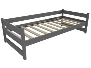Dětská postel DP 023 Barva-3: barva šedá, Rozměr: 70 x 160 cm