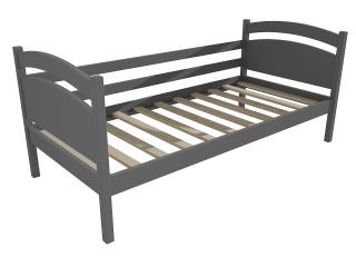 Dětská postel DP 026 Barva-3: barva šedá, Rozměr: 80 x 200 cm