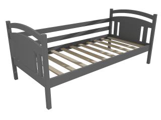 Dětská postel DP 029 Barva-3: barva šedá, Rozměr: 80 x 190 cm