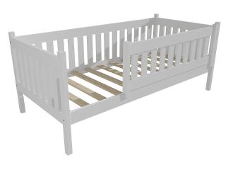 Dětská postel M 012 NEW* se zábranou Barva-3: barva bílá, Rozměr: 80 x 170 cm