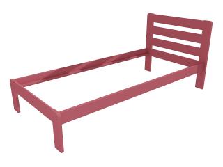 Jednolůžková postel VMK001A Barva-3: barva růžová, Rozměr: 80 x 200 cm