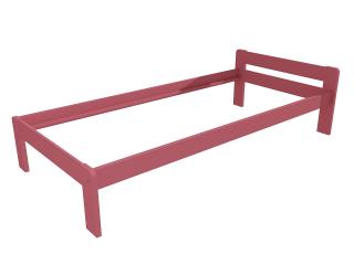 Jednolůžková postel VMK003A Barva-3: barva růžová, Rozměr: 100 x 200 cm