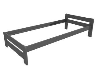 Jednolůžková postel VMK003B Barva-3: barva šedá, Rozměr: 100 x 200 cm