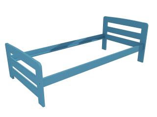 Jednolůžková postel VMK008D Barva-3: barva modrá, Rozměr: 100 x 200 cm