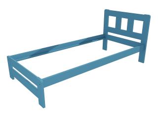 Jednolůžková postel VMK010B Barva-3: barva modrá, Rozměr: 90 x 200 cm