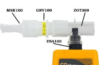 Greisinger GAS 100 Set pro kontrolu dechu