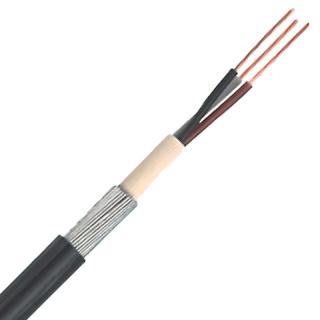 Silový/ovládací armovaný kabel 3x1,5/XLPE/PVC/SWA/PVC 0,6/1kV