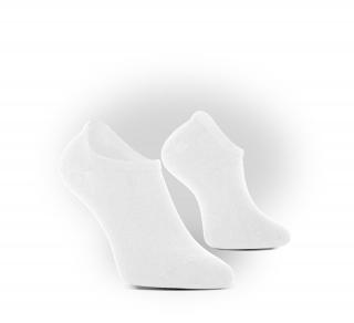 Bambusové ponožky bílé - ultrashort Velikost: 35-38