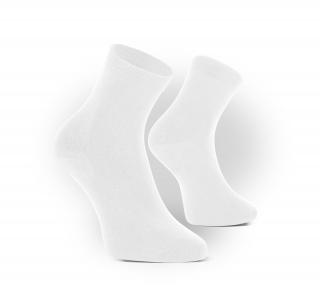 Bambusové ponožky bílé Velikost: 35-38