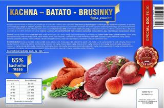 Bardog - Hypo - kachna, bataty, brusinky 1kg