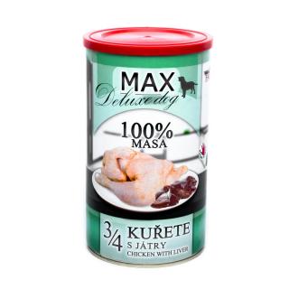 MAX de luxe - 3/4 kuřete s játry 1200g