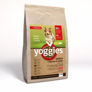 Yoggies - minigranule Ibérico vepřové maso s jablky 5 kg - SLEVA