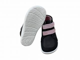 Baby Bare Shoes FEBO FALL BLACK/PINK s okopem 26, 17,0 cm, 6,9 cm