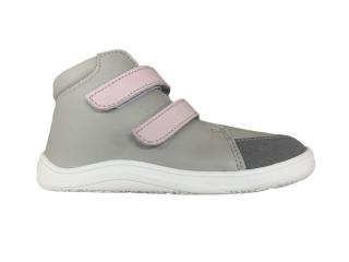 Baby Bare Shoes FEBO FALL Grey/Pink s okopem asfaltico 27, 17,6 cm, 7,0 cm