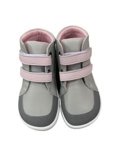 Baby Bare Shoes FEBO FALL Grey/Pink s okopem asfaltico 30, 19,7 cm, 7,6 cm