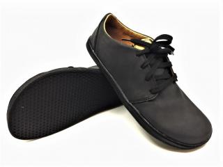 Barefoot celoroční boty Pegres BF81 černé nízké 36, 24,0 cm, 9,0 cm