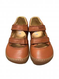 Barefoot sandálky KOEL4kids - Bernardinho - Dalila Napa Cognac 07M018.101-550 25, 16,4 cm, 6,7 cm