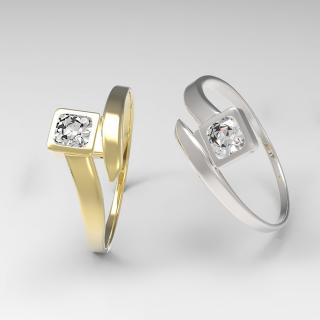 Bianca - prsten stříbro 925/1000 Velikost: 53, Materiál: Stříbro 925