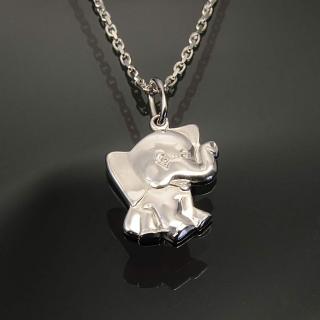 Elephant 1 - přívěsek stříbro 925/1000 Materiál: Pozlacené Stříbro 925 (14K)