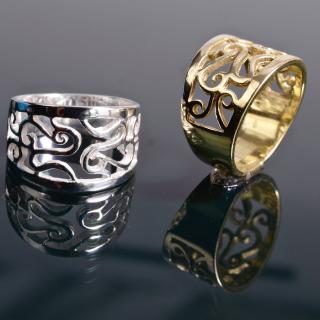 Fantasy - prsten stříbro 925/1000 Velikost: 51, Materiál: Stříbro 925