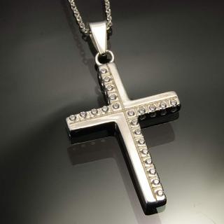 Kříž 4 - přívěsek stříbro 925/1000 Materiál: Stříbro 925
