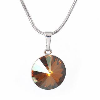 Rivola Vista - Copper - náhrdelník s přívěskem  «F»