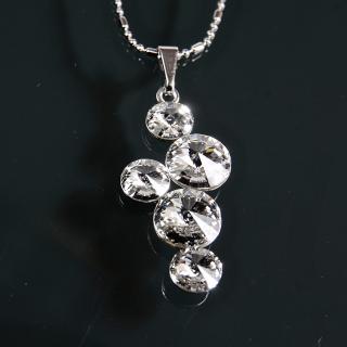 Rivola Wine Crystal - náhrdelník Swarovski  «F» Délka: 50 cm + 8 cm adjusta
