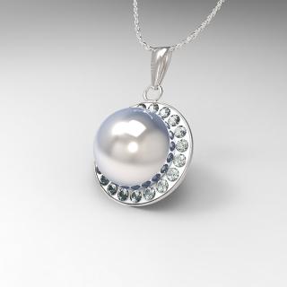 Royal Perle - přívěsek stříbro 925/1000