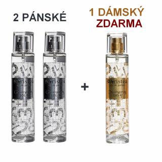 Aristea Eau de parfum NUMEROS 2 pánské + 1 dámský parfém ZDARMA 3 ks