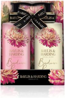 Baylis & Harding Dárková sada mýdla a mléka na ruce Boudoire Rose 2x300 ml 2 ks
