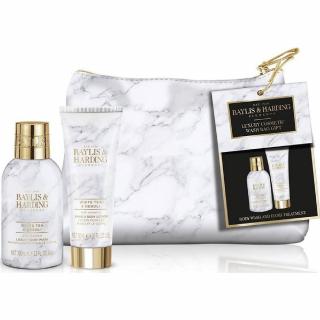 Baylis & Harding Elements mycí gel 100 ml + krém na ruce 50 ml + kosmetická taštička dárková sada 3 ks