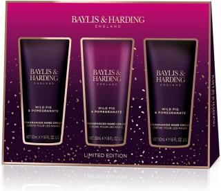 Baylis & Harding Sada krémů na ruce Wild Fig & Pomegranate (divoké fíky a granátové jablko) 3 x 50 ml