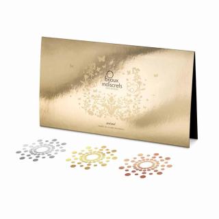 Bijoux Indiscrets Mimi Metallic - ozdoby na bradavky 3 ks