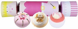 Bomb cosmetics Fairy Godmother Cracker šumivá koule 3 x 160 g dárková sada