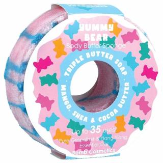 Bomb cosmetics Sprchová masážní houba Yummy Bear 165 g
